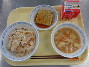 今日の給食