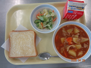 今日の給食