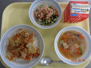 今日の給食