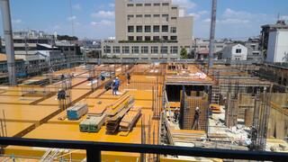 新校舎工事の様子