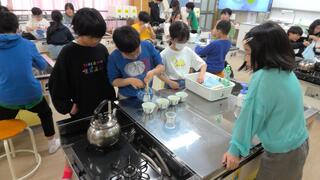 5年家庭科お茶