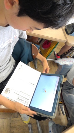 道徳の学習の様子